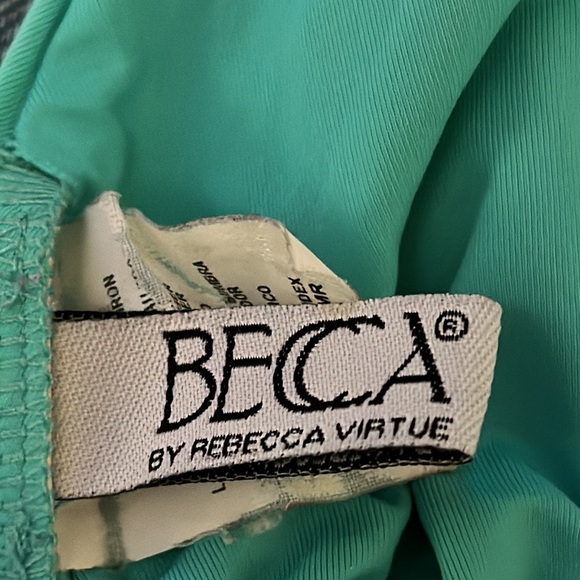 Bikini top teal color - Picture 3 of 4